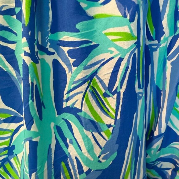 Lilly Pulitzer Elsa 100% Silk Long Sleeve Blouse Top Size Small - Picture 4 of 7